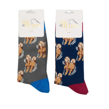 Men's Otters Socks Grey-6473