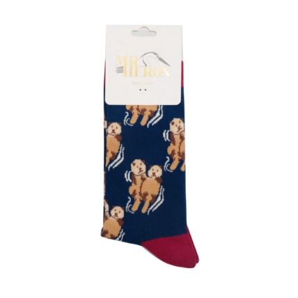 Men's Otters Socks Navy-6475