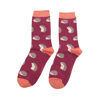Hedgehogs Socks Berry-6490