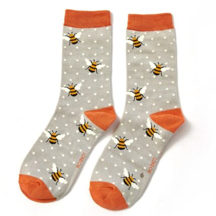 Bumble Bees Socks Silver-0