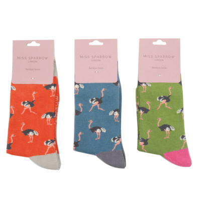 Ostrich Socks Denim-6406