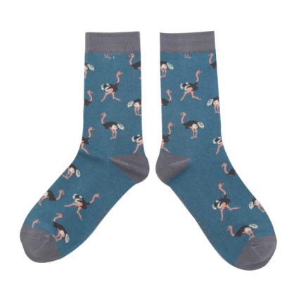 Ostrich Socks Denim-0