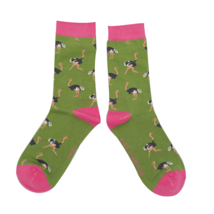 Ostrich Socks Moss Green-0