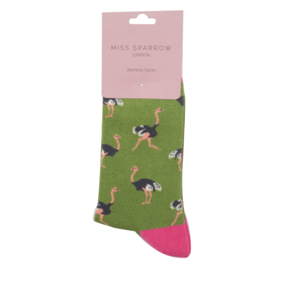 Ostrich Socks Moss Green-6408