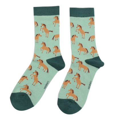 Wild Horses Socks Mint-0
