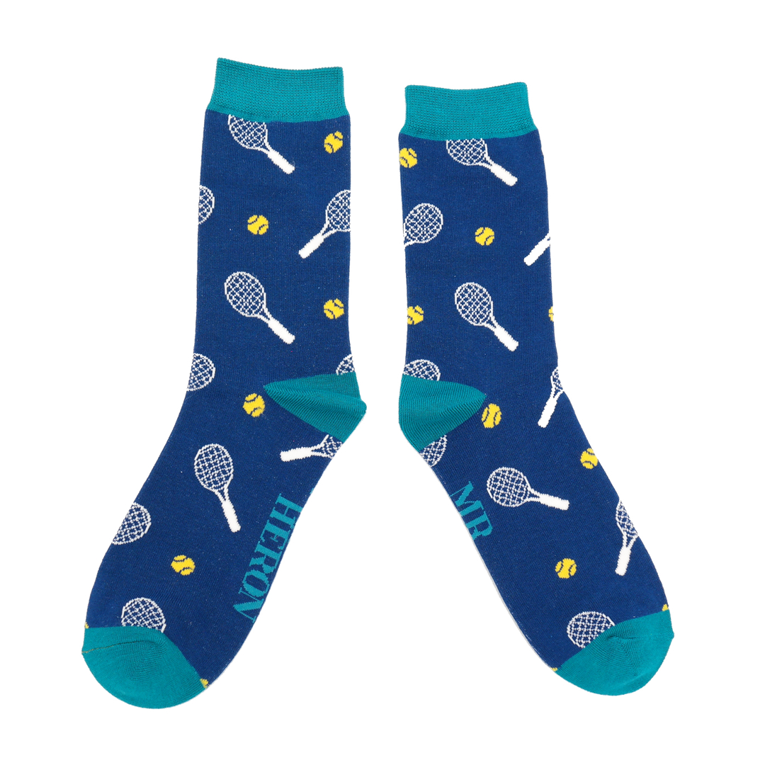 Men's Tennis Socks Navy - Miss Sparrow