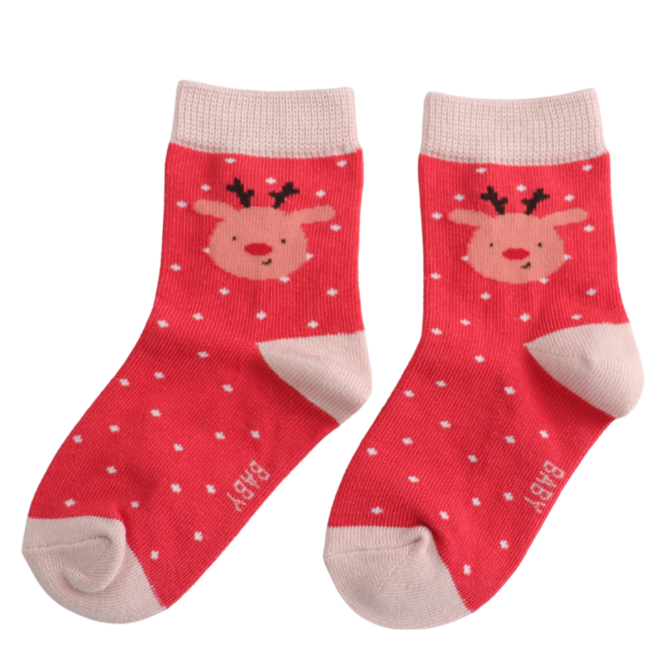 Sparrow Baby Christmas Reindeer Red 2-3Y