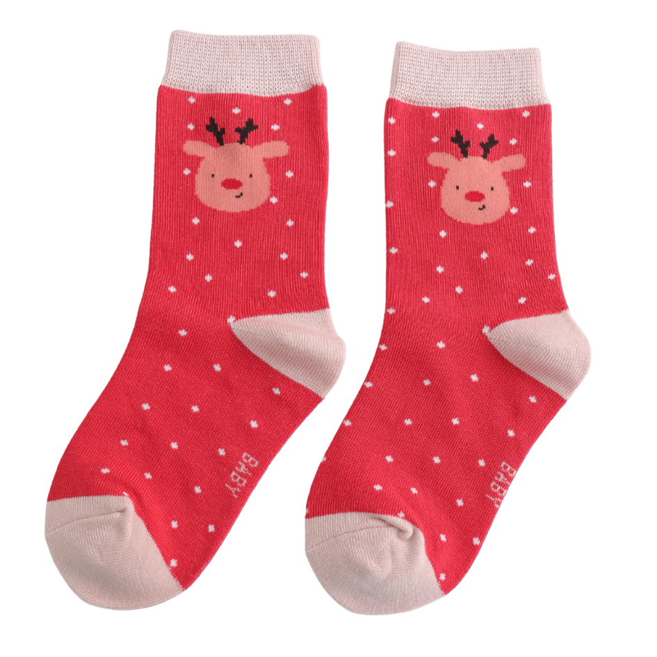 Sparrow Baby Christmas Reindeer Red 4-6Y