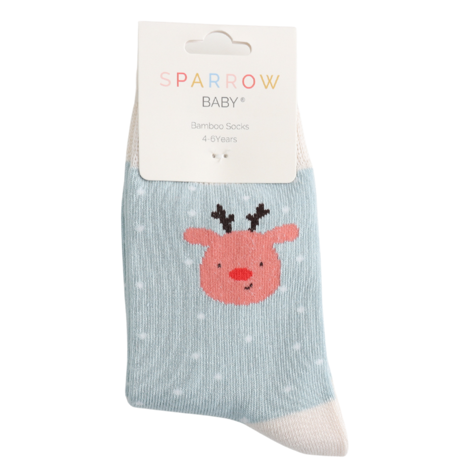 Sparrow Baby Christmas Reindeer Sky 4-6Y